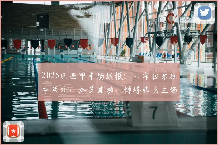2026巴西甲半场战报：卡布拉尔独中两元，加罗建功，博塔弗戈主场2-1领先科林蒂安，附全场精彩进球集锦与数据分析